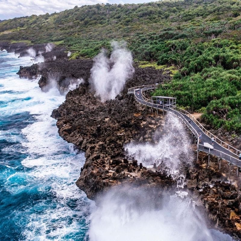 Blowholes, Boulder Track & Boat Tour